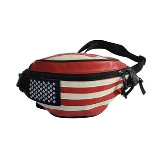 American Flag patriotic Fanny Pack. EUC